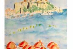 Calvi-Corsica-aquarel